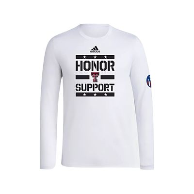 Adidas Pregame Honor Support Long Sleeve Tee