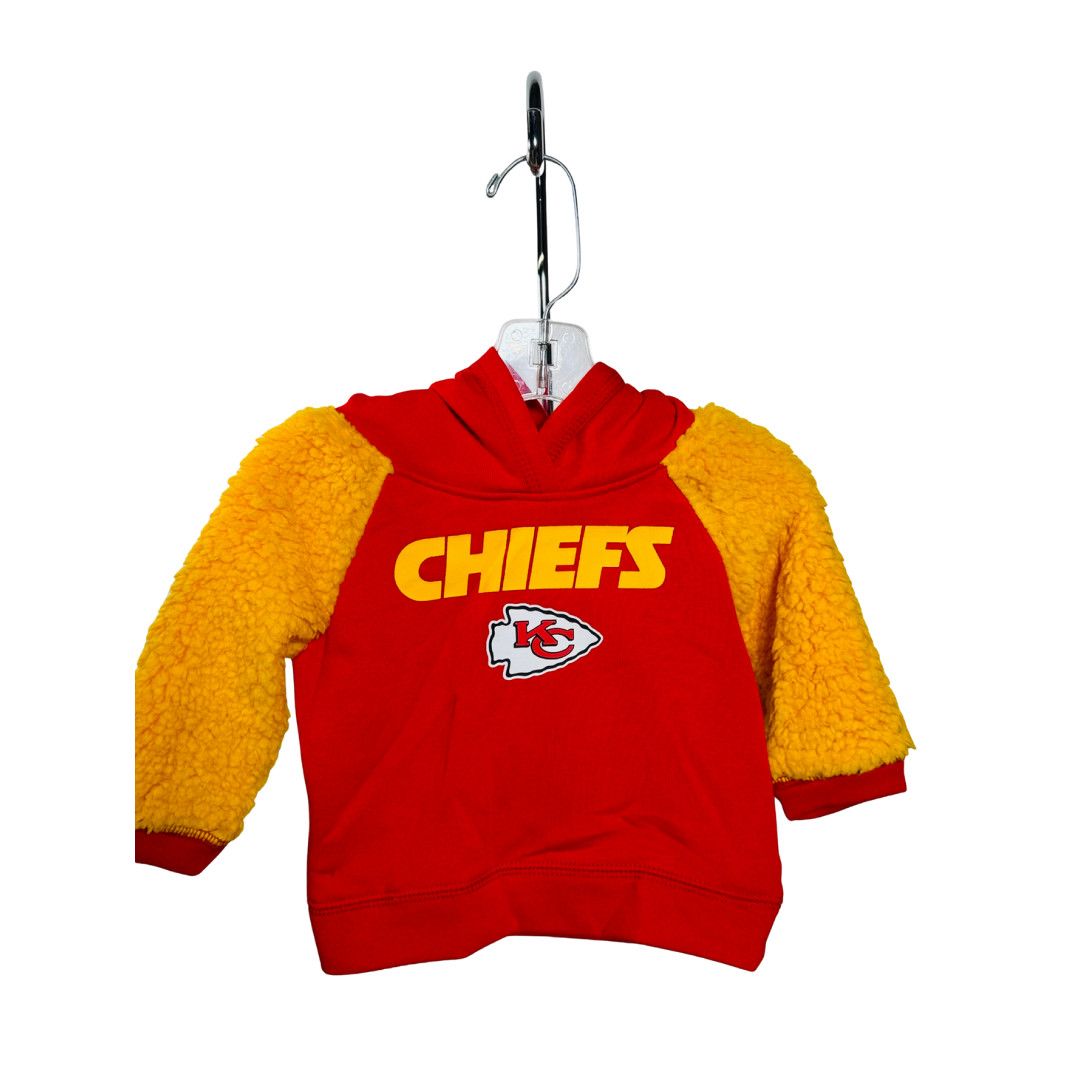 Chiefs Fleece Hoody , Color: Red/Gold, Size: 12 mos.