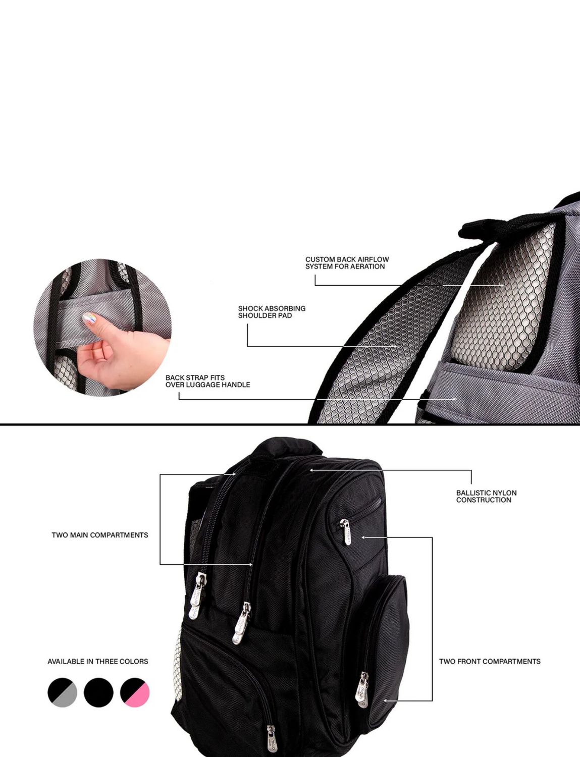 Premium Laptop Backpack - 19"