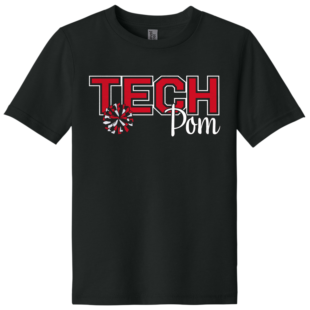 Tech Pom Youth Short Sleeve Tee