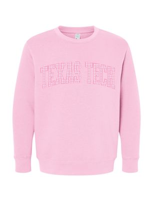 Gingham Pink Youth Sweatshirt