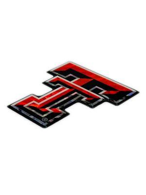 Red &amp; Silver Domed Decal