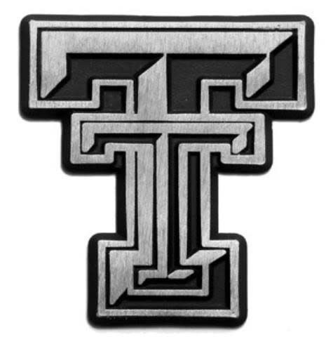 Matte Chrome Double T Auto Emblem
