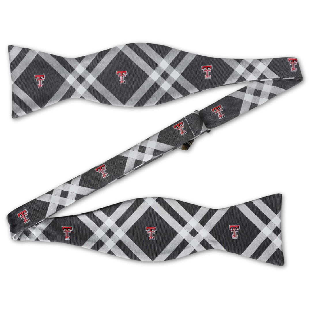 Rhodes Self Bow Tie Grey