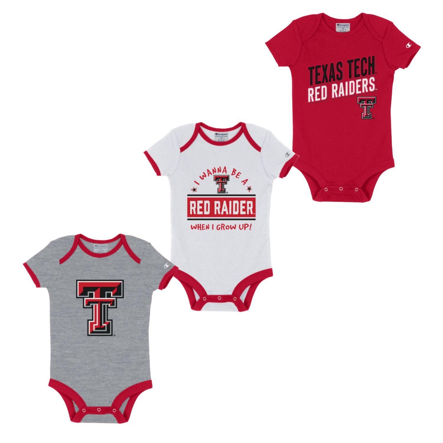 Champion Infant Onesie 3 Pack , Color: Red/White/Grey, Size: 9 Month