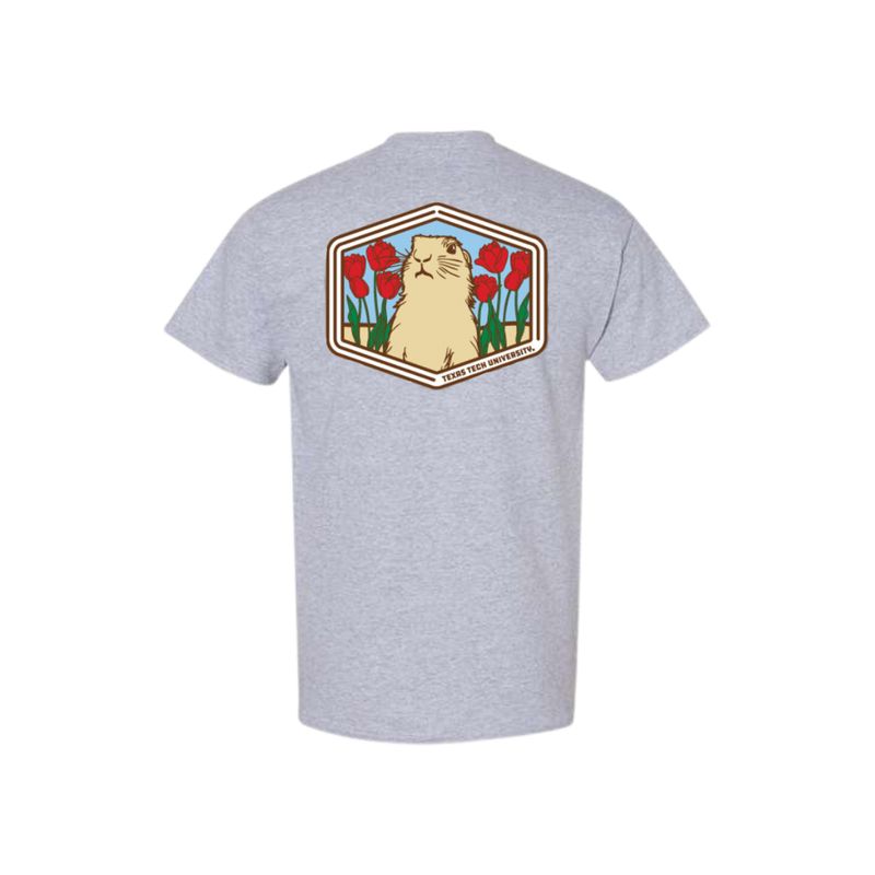 Prairie Dog &amp; Tulips Tech Short Sleeve Tee