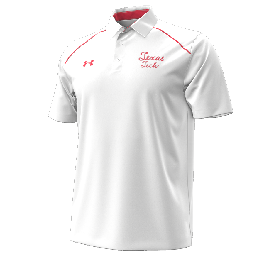 Under Armour Sideline Throwback Polo, Color: White, Size: SM