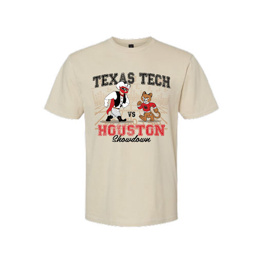 Raider Red Houston Showdown Short Sleeve Tee