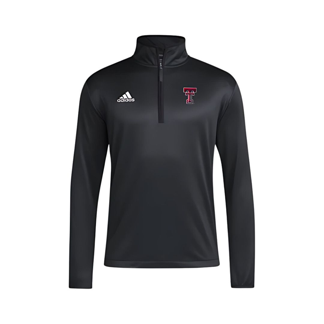Adidas Coach's Fleece 1/4 Zip Jacket , Color: Black, Size: SM