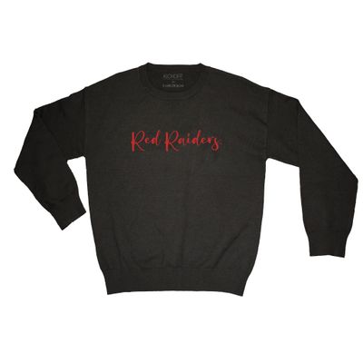 Sequin Red Raiders Sweater