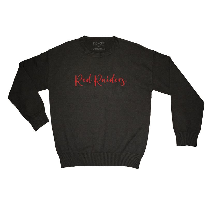 Sequin Red Raiders Sweater