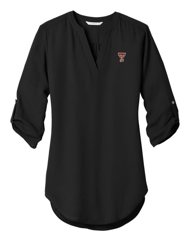 Ladies Crepe Tunic Blouse