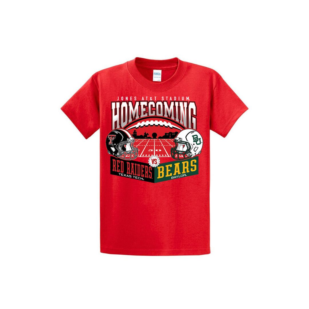 Baylor Homecoming Youth Short Sleeve Tee, Color: Red, Size: SM (6-8)