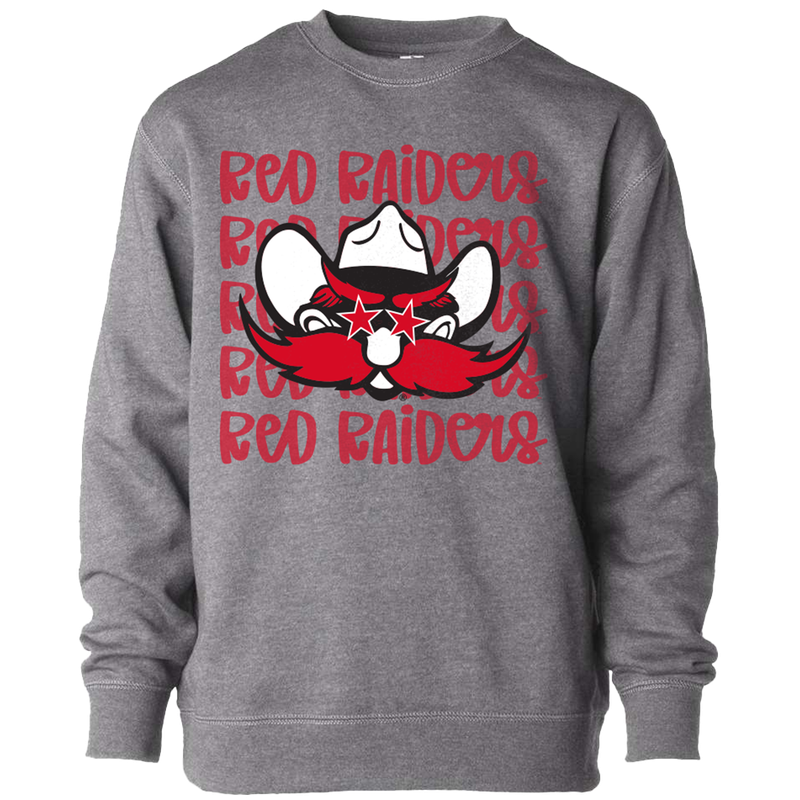 Raider Red Stars Lightweight Crew Sweatshirt