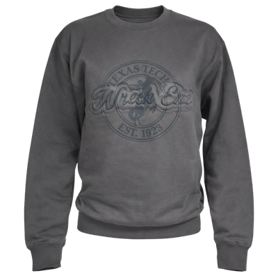 Horse &amp; Rider Wreck 'em Embossed Sweatshirt