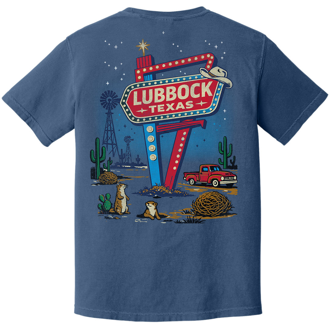 Neon Lubbock Short Sleeve Tee