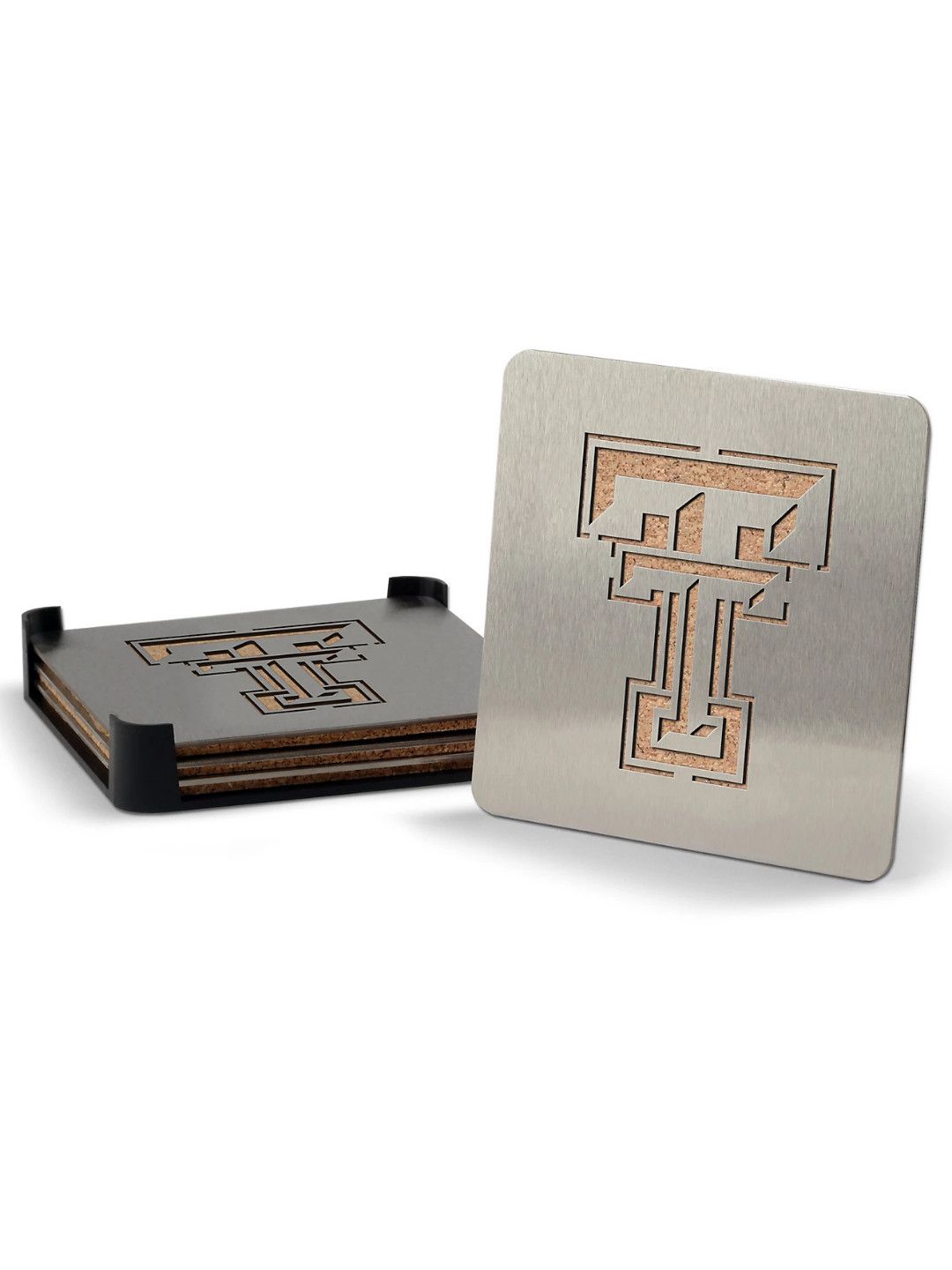 Texas Tech Metal Boaster - Set of 4