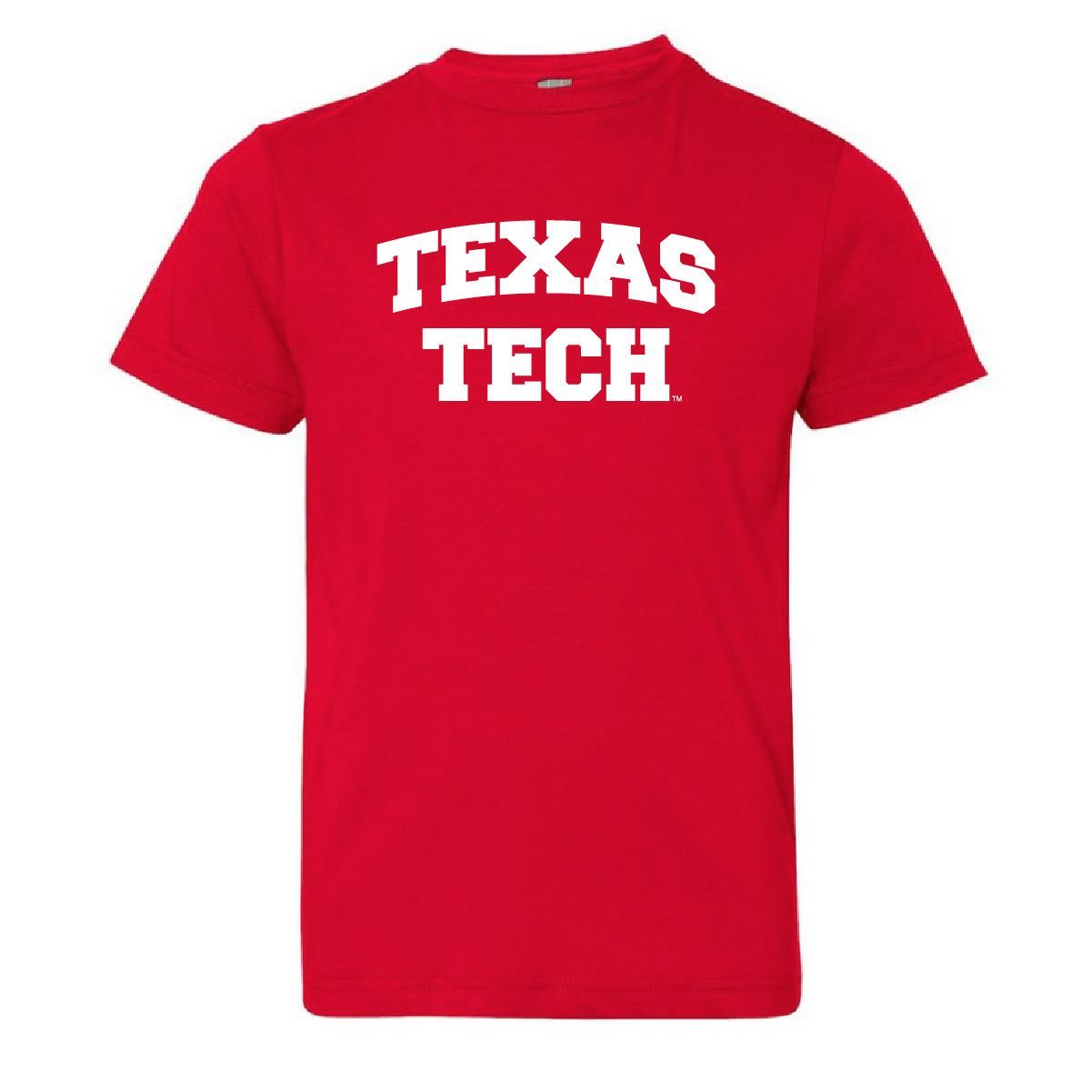 Pastel Arch Youth Short Sleeve Tee, Color: Red, Size: SM (6-8)