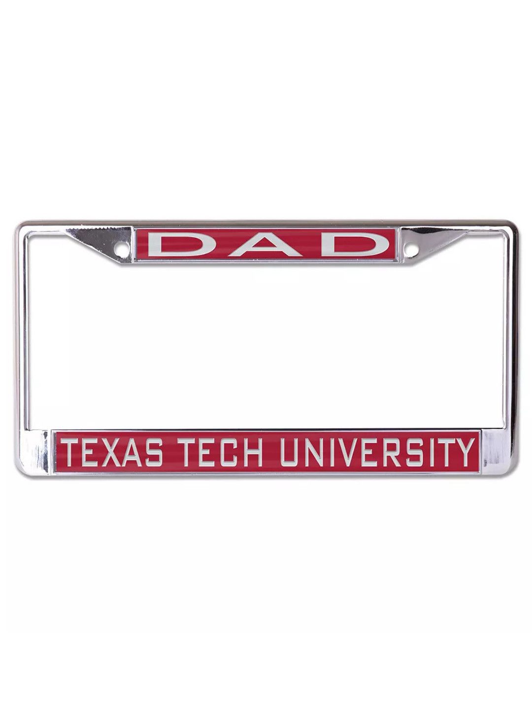License Frame - Chrome with Acrylic Insert , Color: Dad