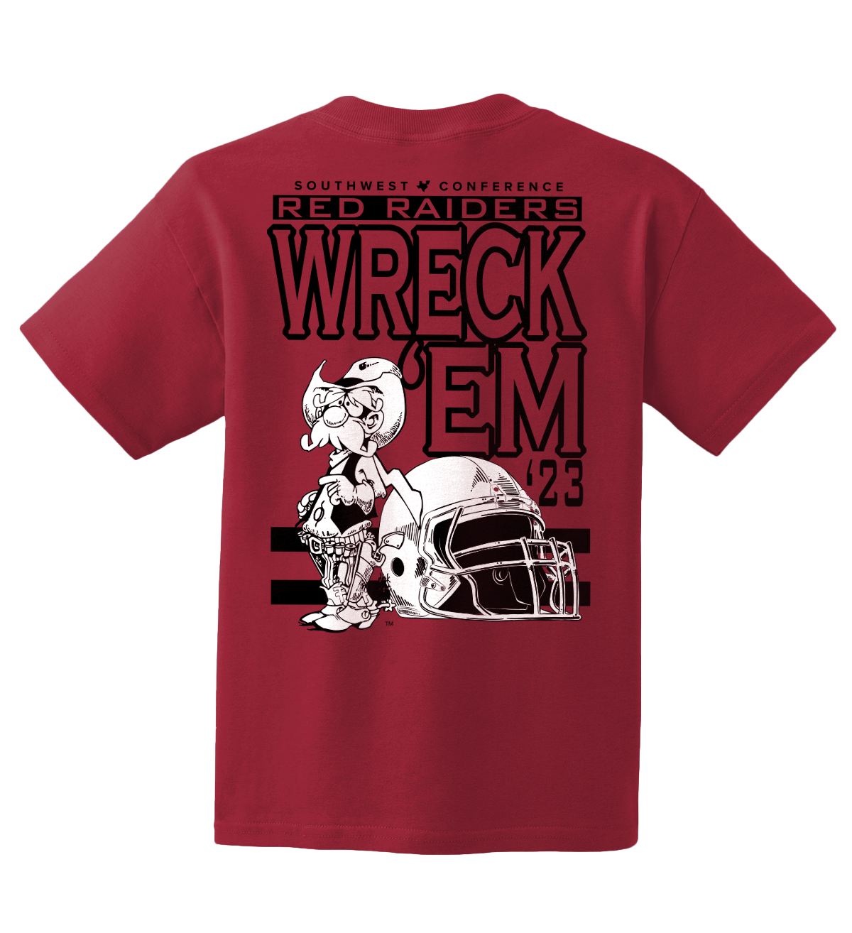 Throwback Raider Red SWC Gameday Youth Tee