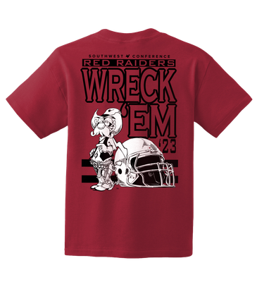 Throwback Raider Red SWC Gameday Youth Tee