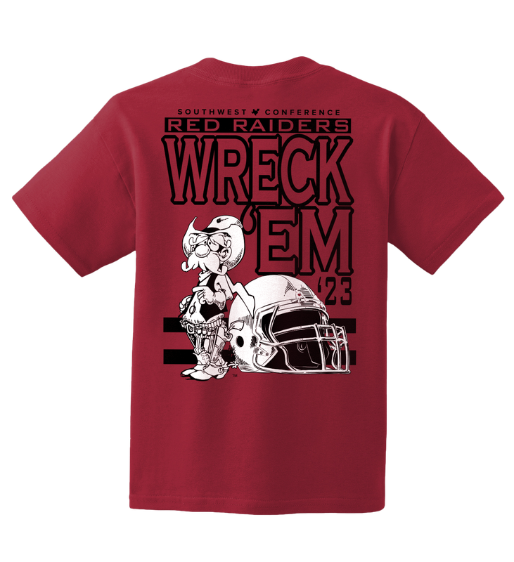 Throwback Raider Red SWC Gameday Youth Tee