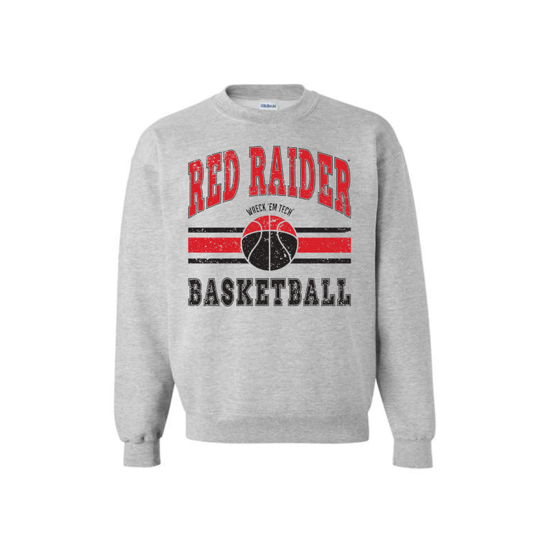Vintage Stripes Basketball Sweatshirt