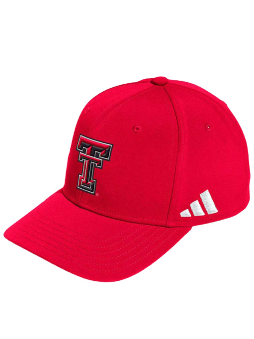 Adidas Flat Brim Snapback Cap, Color: Red