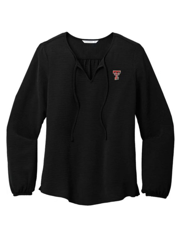 Ladies Textured Crepe Blouse