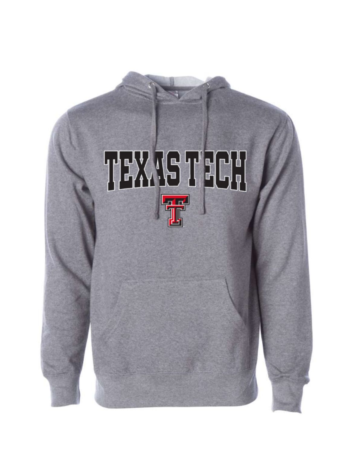 Arched Double T Hood Sweatshirt , Color: Gunmetal Grey, Size: SM