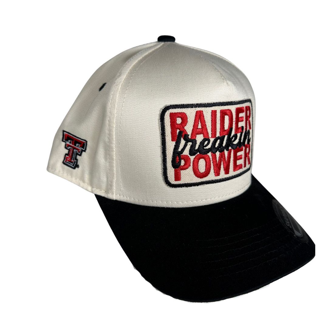 Raider Power Trucker Cap, Color: Natural/Black
