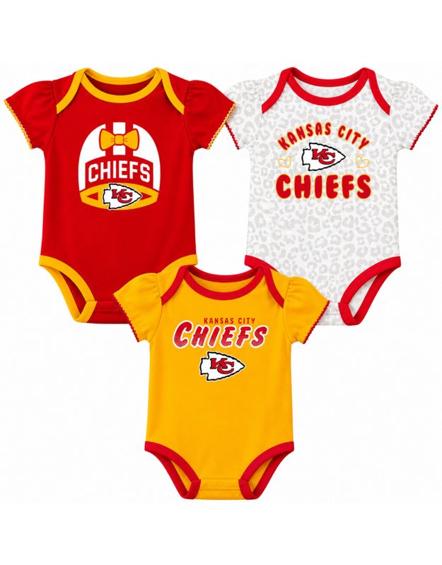 Chiefs 3 Piece Creeper Set