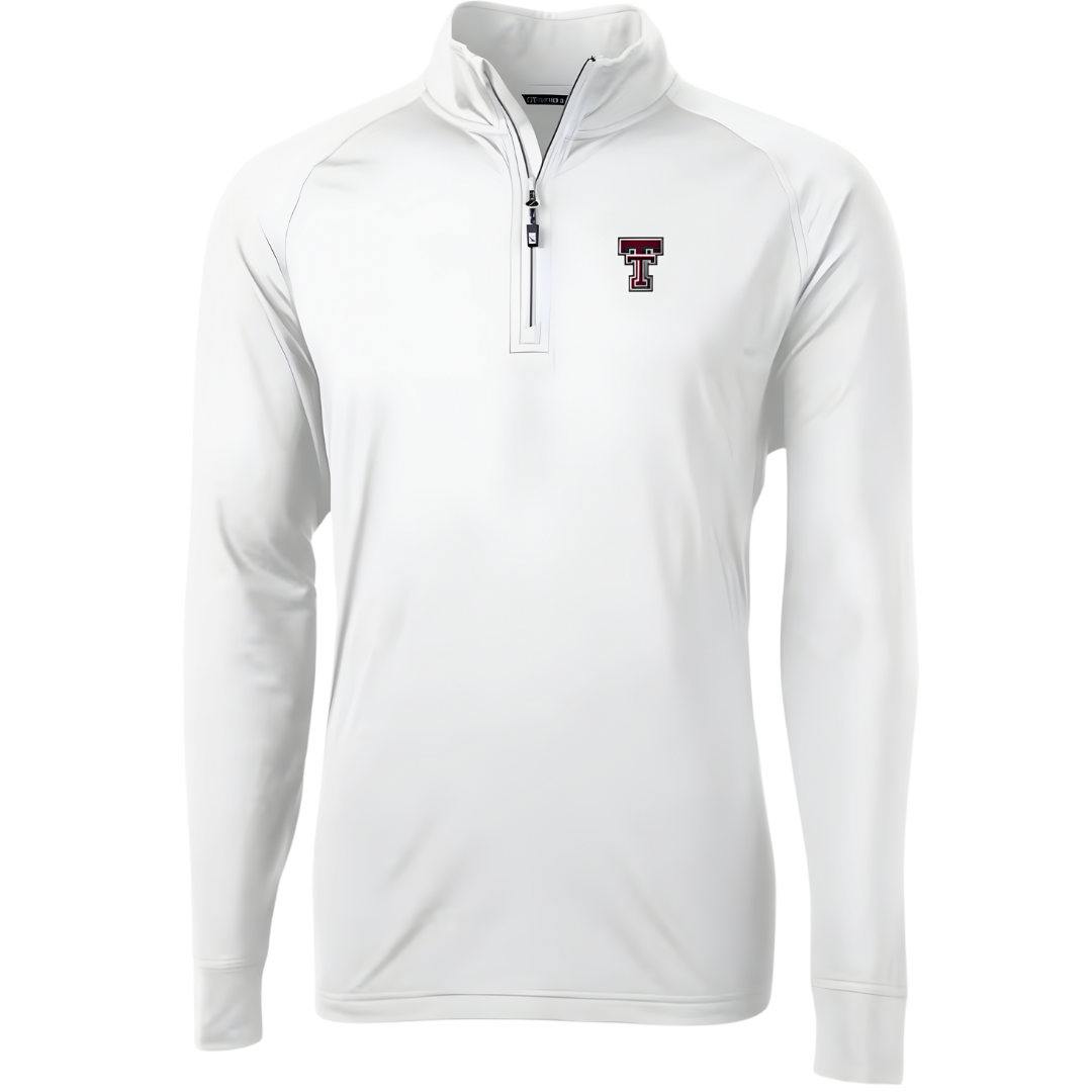 Adapt Knit Men's 1/4 Zip Jacket, Color: White, Size: SM
