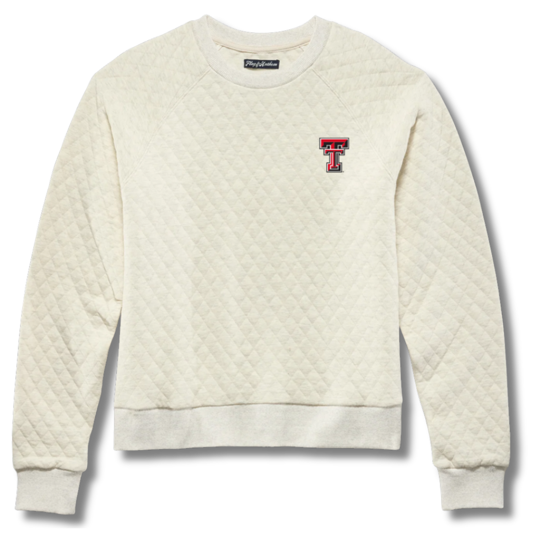 Quilted Ladies Sweatshirt