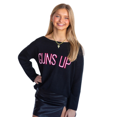 Guns Up Ladies Knit Sweater