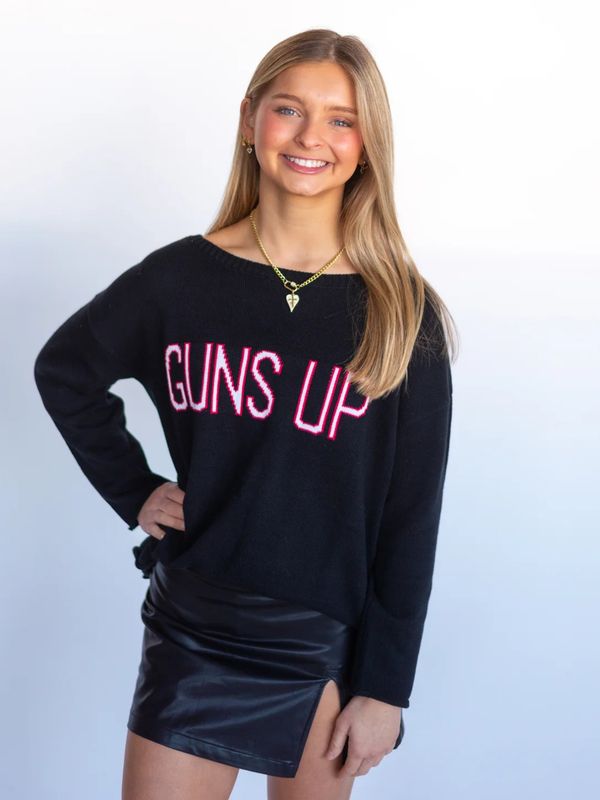 Guns Up Ladies Knit Sweater