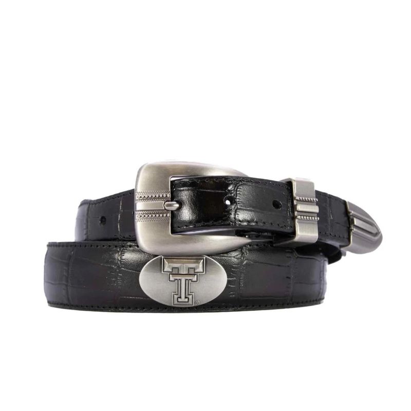 Concho Croc Tipped Belt