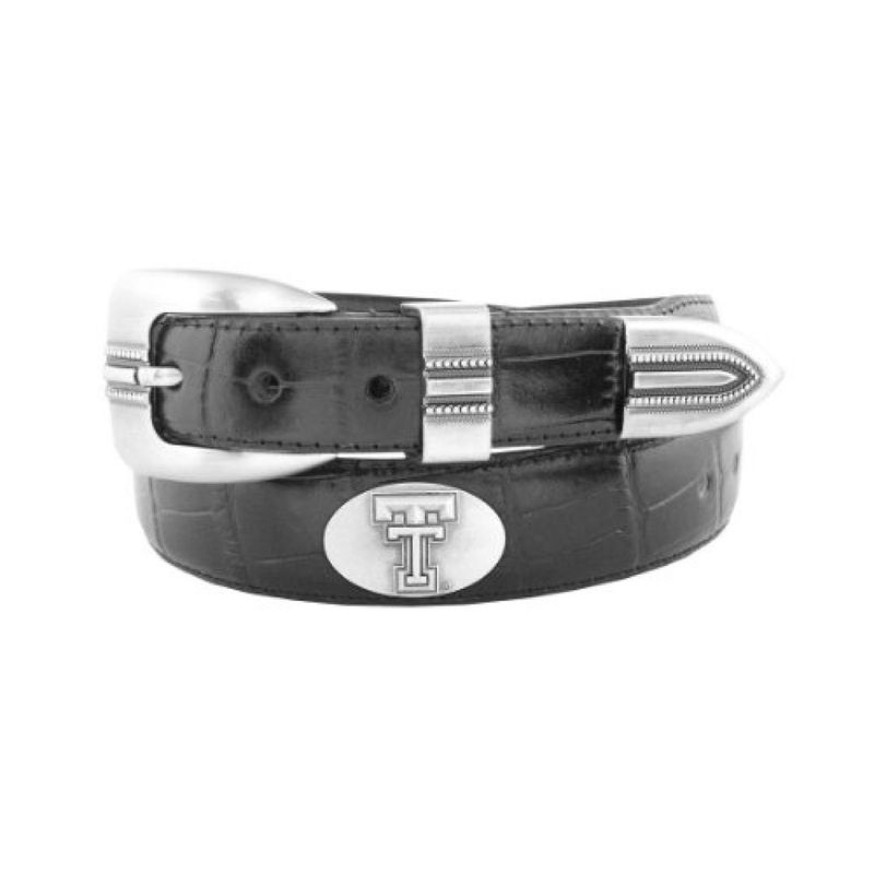 Concho Croc Tipped Belt