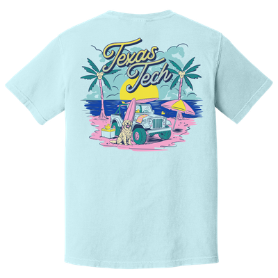 Spring Break Jeep &amp; Dog Short Sleeve Tee