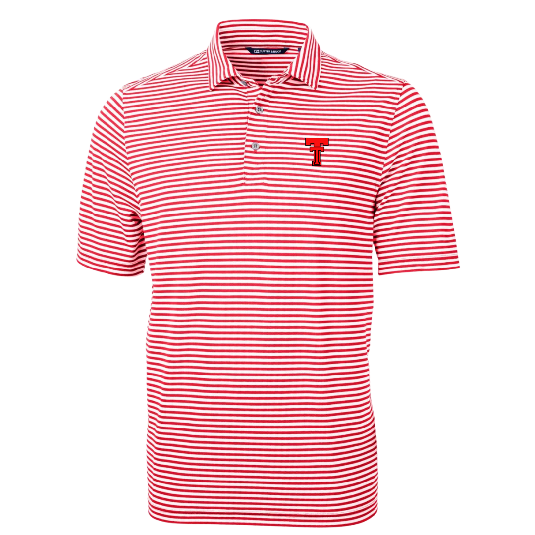 Cutter Buck Virtue Featherlite Striped Polo