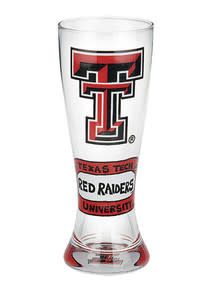 Handpainted Guns Up Pilsner Glass
