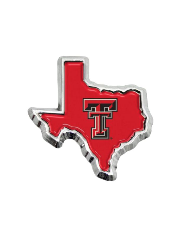 Auto Emblem Red Lonestar Pride