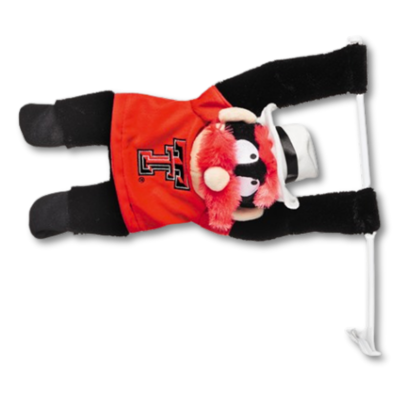 Raider Red Mascot Car Flag