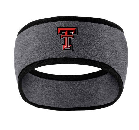Two Tone Fleece Headband Grey/Black