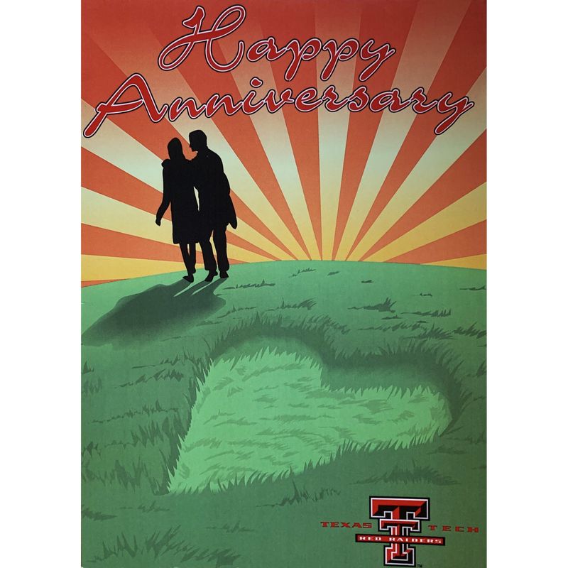 Happy Anniversary Sunset Card