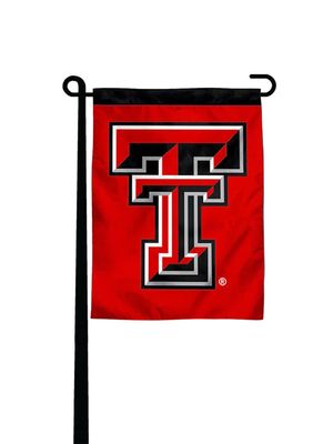 Two Sided Garden Flag Red/Black