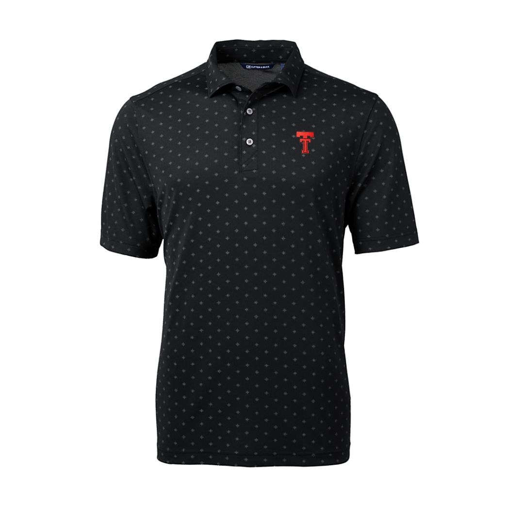 Cutter Buck Tile Throwback Patch Men's Polo