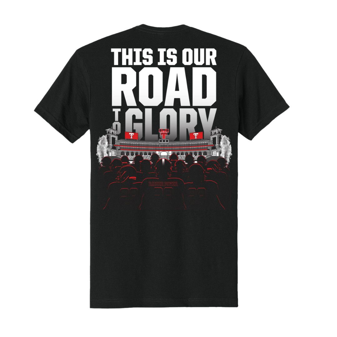 Road to Glory Short Sleeve Tee, Color: Black, Size: SM