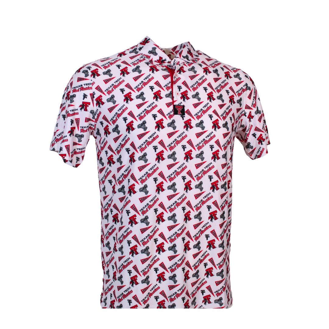 Vault Logos Smooth Touch Sublimated Polo, Color: White, Size: SM
