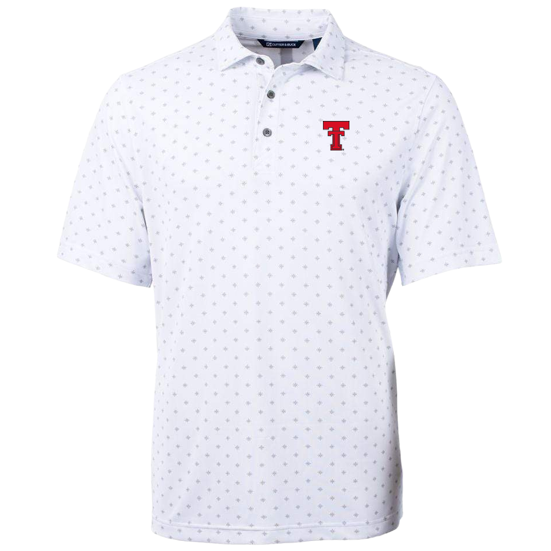Cutter Buck Tile Throwback Patch Men's Polo